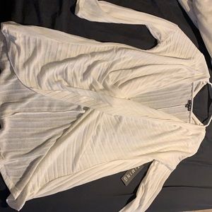 Twist front cardigan